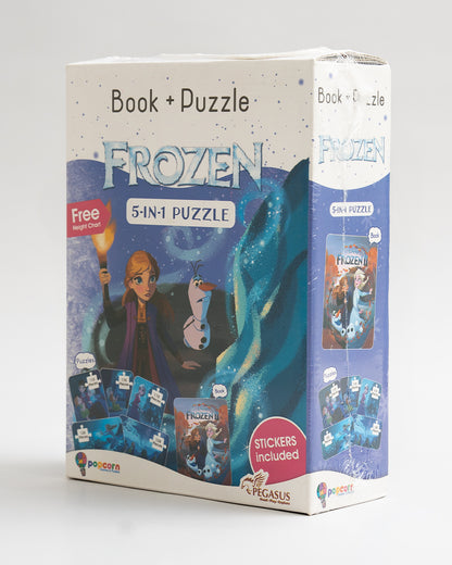 Popcorn Disney Frozen Enchanted Forest-Learning Kit-Includes Book & Puzzle Set-Learning & Educational Toys-36M+