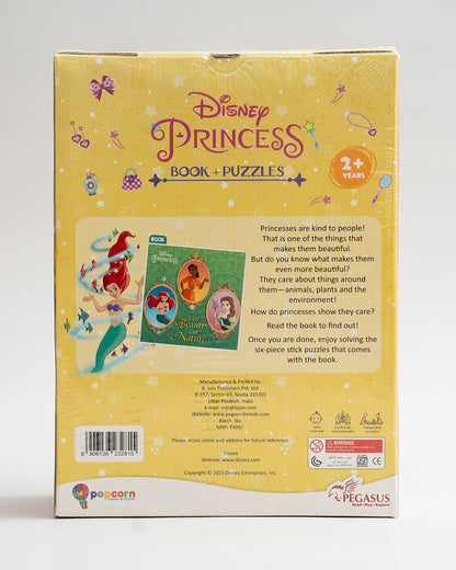 Popcorn Disney Princess The Beauty of Nature-Learning Kit-Includes Book & Puzzle Set-Learning & Educational Toys-36M+