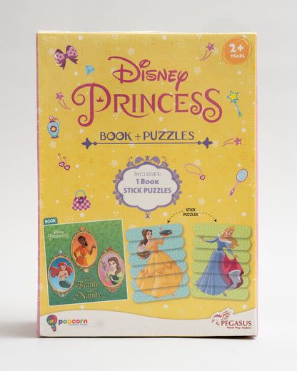 Popcorn Disney Princess The Beauty of Nature-Learning Kit-Includes Book & Puzzle Set-Learning & Educational Toys-36M+