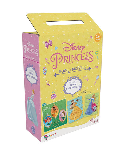 Popcorn Disney Princess The Beauty of Nature-Learning Kit-Includes Book & Puzzle Set-Learning & Educational Toys-36M+