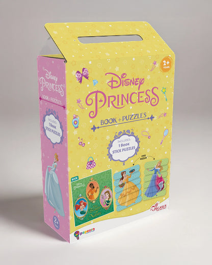 Popcorn Disney Princess The Beauty of Nature-Learning Kit-Includes Book & Puzzle Set-Learning & Educational Toys-36M+