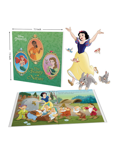 Popcorn Disney Princess The Beauty of Nature-Learning Kit-Includes Book & Puzzle Set-Learning & Educational Toys-36M+