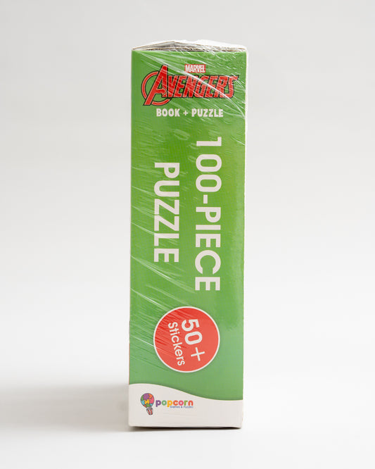 Popcorn Marvel The Mighty Avengers-Learning Kit-Includes Book & Puzzle Set-Learning & Educational Toys-5Y+