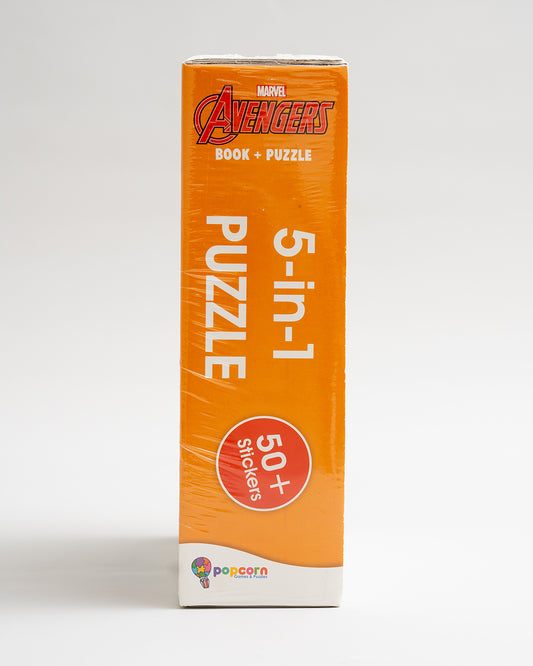 Popcorn Marvel Avengers From Here To Infinity-Learning Kit-Includes Book & Puzzle Set-Learning & Educational Toys-6Y+