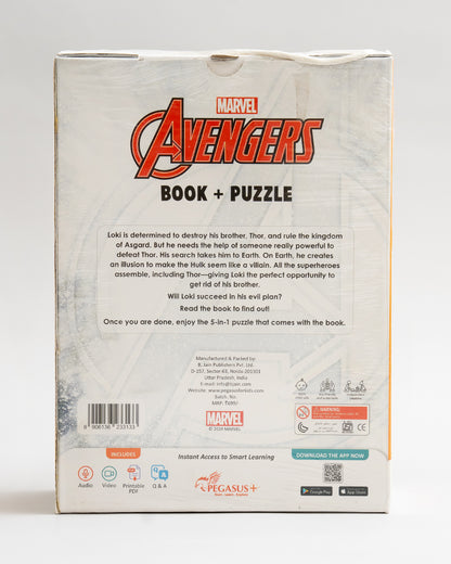 Popcorn Marvel Avengers From Here To Infinity-Learning Kit-Includes Book & Puzzle Set-Learning & Educational Toys-6Y+