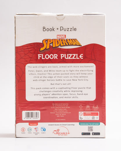 Popcorn Marvel Spiderman Short Circuit-Learning Kit-Includes Book & Puzzle Set-Learning & Educational Toys-36M+