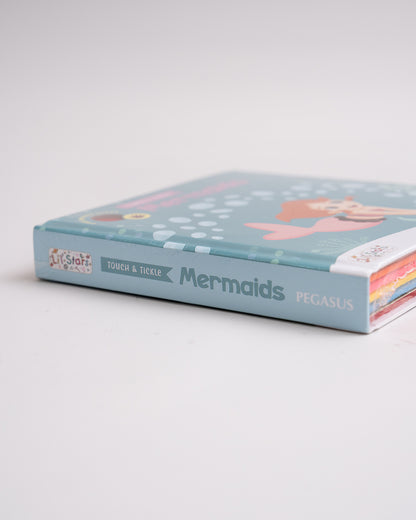 Pegasus Touch & Tickle Book-Mermaids-10 Textured Pages For Sensory Development-Learning & Educational Toys-12M+
