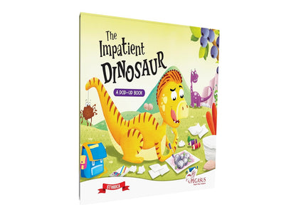 Pegasus Pop Up Book-The Impatient Dinosaur-4 Pop-Up Spreads-Develops Visual Recognition-Learning & Educational Toys-4Y+