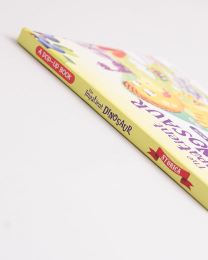 Pegasus Pop Up Book-The Impatient Dinosaur-4 Pop-Up Spreads-Develops Visual Recognition-Learning & Educational Toys-4Y+