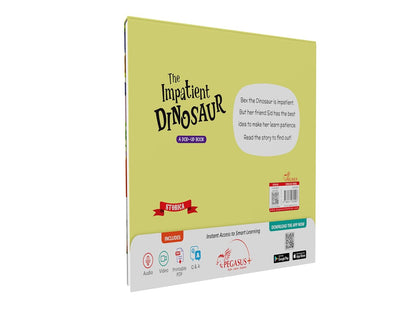 Pegasus Pop Up Book-The Impatient Dinosaur-4 Pop-Up Spreads-Develops Visual Recognition-Learning & Educational Toys-4Y+