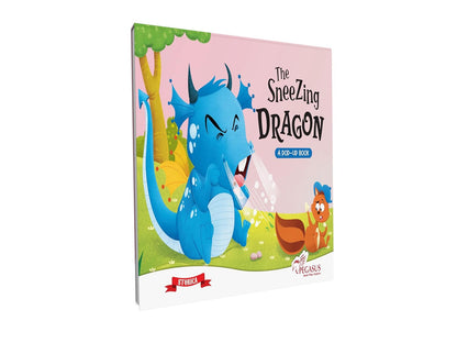 Pegasus Pop Up Book-The Sneezing Dragon-4 Pop-Up Spreads-Develops Visual Recognition-Learning & Educational Toys-4Y+