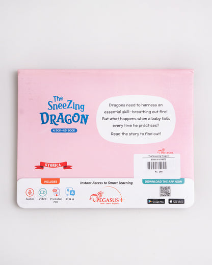 Pegasus Pop Up Book-The Sneezing Dragon-4 Pop-Up Spreads-Develops Visual Recognition-Learning & Educational Toys-4Y+