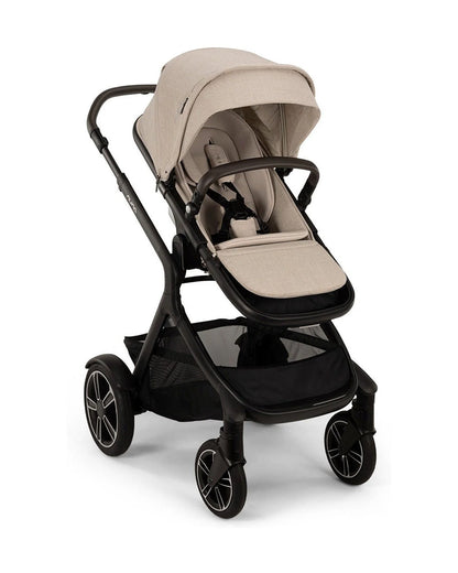 Nuna Demi Next Baby Stroller-With Cup Holder-Height Adjustable Parent Handle Bar-Reversible Seat-Wide Front Wheels-10 Kg Spacious Basket-2 Years Warranty-For 6M to 4Y (Upto 22 Kg)-Biscotti