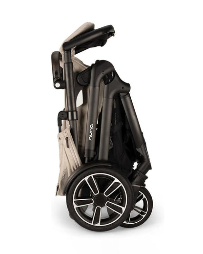 Nuna Demi Next Baby Stroller-With Cup Holder-Height Adjustable Parent Handle Bar-Reversible Seat-Wide Front Wheels-10 Kg Spacious Basket-2 Years Warranty-For 6M to 4Y (Upto 22 Kg)-Biscotti