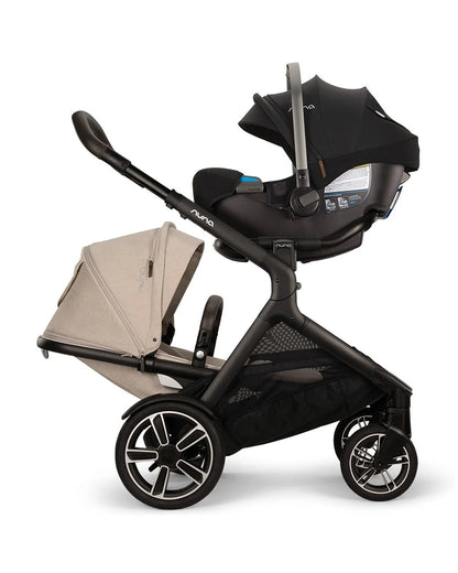 Nuna Demi Next Baby Stroller-With Cup Holder-Height Adjustable Parent Handle Bar-Reversible Seat-Wide Front Wheels-10 Kg Spacious Basket-2 Years Warranty-For 6M to 4Y (Upto 22 Kg)-Biscotti