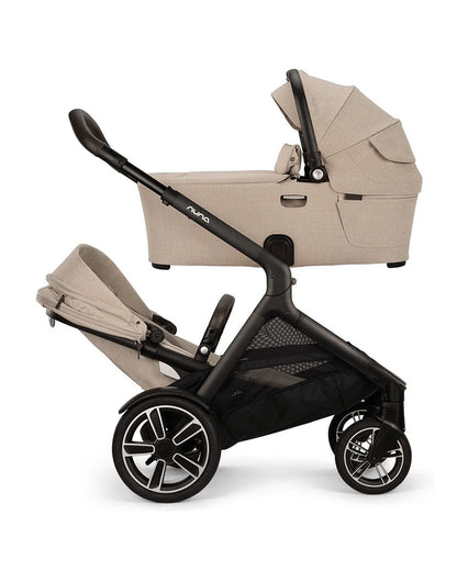 Nuna Demi Next Baby Stroller-With Cup Holder-Height Adjustable Parent Handle Bar-Reversible Seat-Wide Front Wheels-10 Kg Spacious Basket-2 Years Warranty-For 6M to 4Y (Upto 22 Kg)-Biscotti