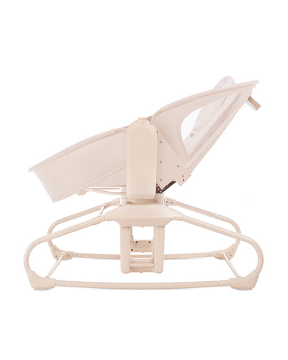 Mastela 4 in 1 Swing & Bassinet-12 Melodies-Adjustable Backrest-5 Points Harness-Breathable Mesh Sides & Soft Headrest-For 0 to 36M (Upto 15 Kg)-Bronze