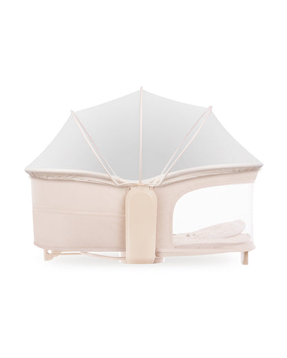 Mastela 4 in 1 Swing & Bassinet-12 Melodies-Adjustable Backrest-5 Points Harness-Breathable Mesh Sides & Soft Headrest-For 0 to 36M (Upto 15 Kg)-Bronze