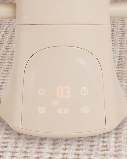 Mastela Deluxe 4 in 1 Swing & Rocker-5 Angle Side To Side Motion-Canopy with Net & Two Toys-15 Melodies With Volume Control-For 0 to 36M (Upto 15 Kg)-Bronze