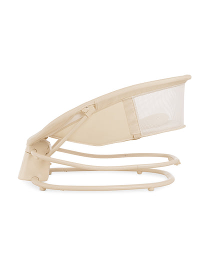 Mastela Deluxe 4 in 1 Swing & Rocker-5 Angle Side To Side Motion-Canopy with Net & Two Toys-15 Melodies With Volume Control-For 0 to 36M (Upto 15 Kg)-Bronze