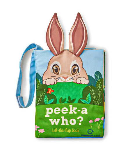 Curious Cub Peek-a-Who Cloth Book-8 Interactive Pages-Builds Early Reading Habits-Learning & Educational Toys-3M+