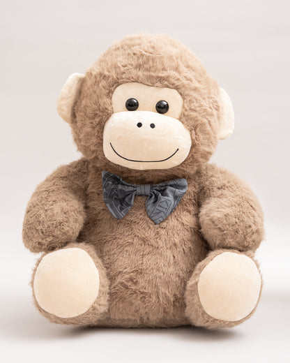 Just Bear Brown Royal Monkey Soft Toy-Ultra Soft & Huggable Plush Toy-36M+