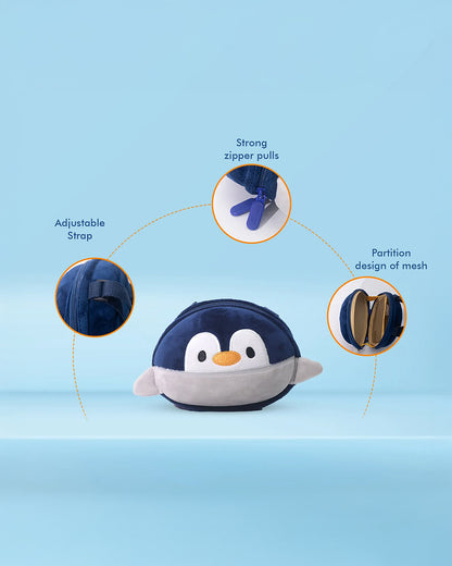 Very Peri Navy Blue Sling-Penguin Pal-EVA-For Infants