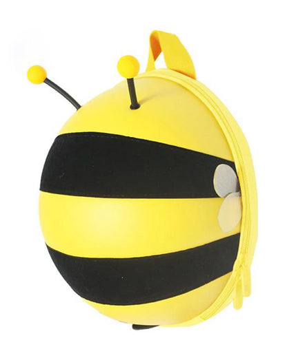 Very Peri Cute Buzzy Bee Face Backpack-Yellow-Adjustable Shoulder Straps-Preschool Nursery Travel Bag