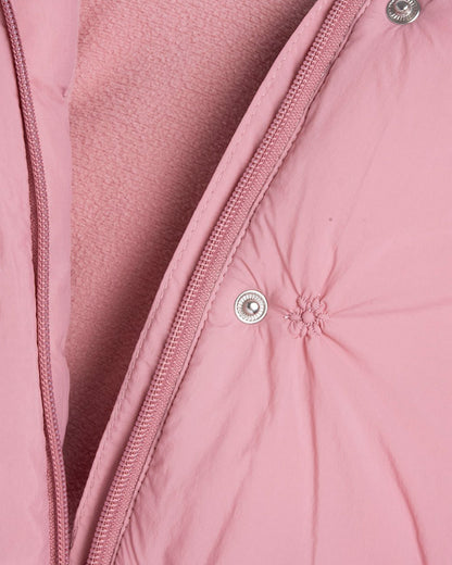 Chicco Peach Pink Winter Wear Jacket-Long Sleeves-Solid-Polyester-For Infants