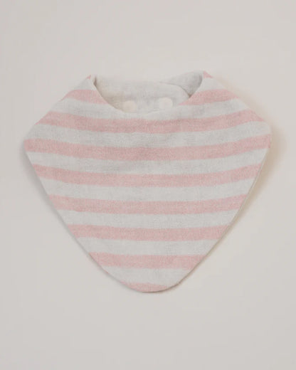 Baby Jalebi Floral Ballerina Stripes Organic Cotton Muslin Bib-Set of 3-Super Soft Absorbent & Reversible-For Infants