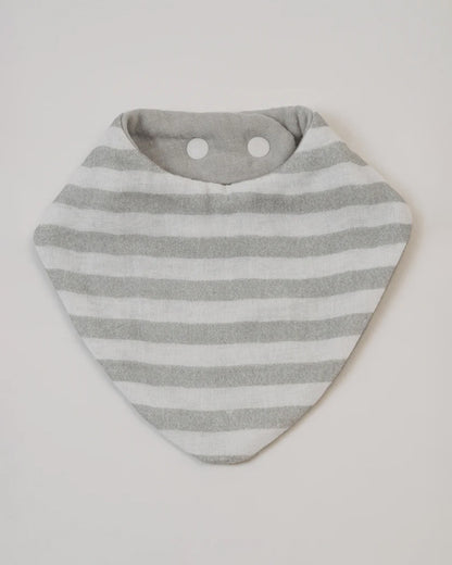 Baby Jalebi Roadster Stripes Organic Cotton Muslin Bib-Set of 3-Super Soft Absorbent & Reversible-For Infants