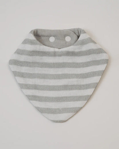 Baby Jalebi Neutrals Organic Cotton Muslin Bib-Set of 3-Super Soft Absorbent & Reversible-For Infants