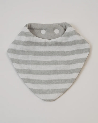 Baby Jalebi Neutrals Organic Cotton Muslin Bib-Set of 3-Super Soft Absorbent & Reversible-For Infants