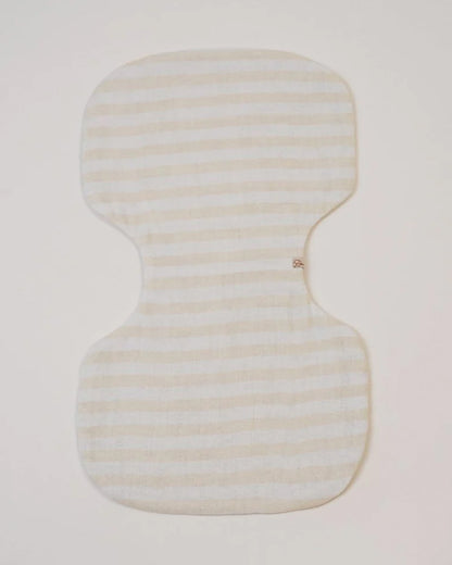 Baby Jalebi Floral Ballerina Stripes Organic Cotton Muslin Burp Cloth-Set of 3-Super Soft Absorbent & Reversible-For Infants