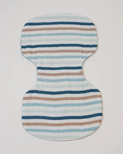 Baby Jalebi Gery Roadster Stripes Organic Cotton Muslin Burp Cloth-Set of 3-Super Soft Absorbent & Reversible-For Infants
