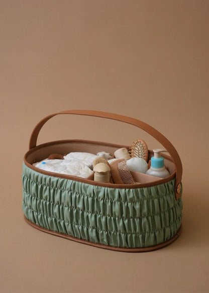 Baby Jalebi The Dune Diaper Caddy-Mint