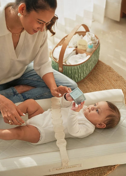 Baby Jalebi The Dune Diaper Caddy-Mint