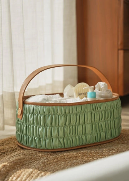 Baby Jalebi The Dune Diaper Caddy-Mint