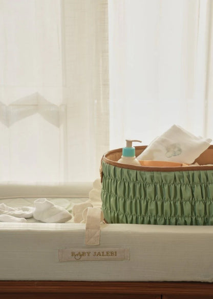 Baby Jalebi The Dune Diaper Caddy-Mint