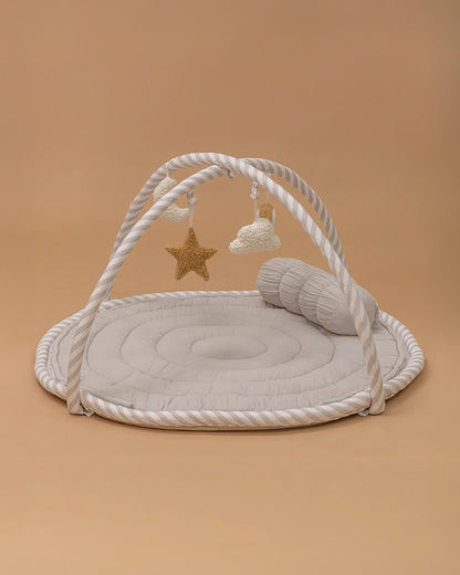 Baby Jalebi The Complete Dream Team Island Playmat & Playgym With Bumper Set-Grey-Perfect For Tummy Time-0M+