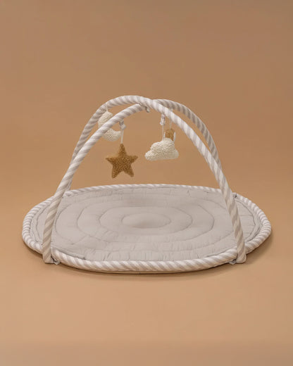 Baby Jalebi The Complete Dream Team Island Playmat & Playgym With Bumper Set-Grey-Perfect For Tummy Time-0M+