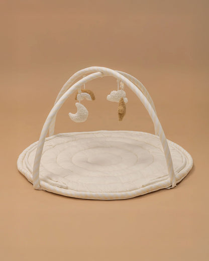 Baby Jalebi The Complete Dream Team Island Playmat & Playgym With Bumper Set-Ecru-Perfect For Tummy Time-0M+