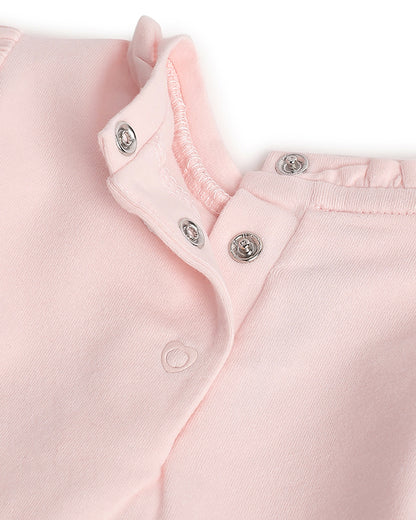 Chicco Peach Top-Printed-Cotton-For Infants