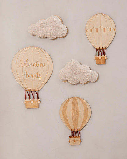 Aplito Baby Wooden Wall Decor-Adventure Awaits-Perfect for a Nursery, Playroom & Bedroom