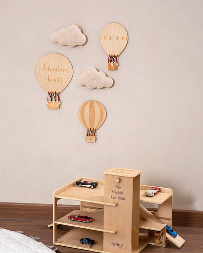 Aplito Baby Wooden Wall Decor-Adventure Awaits-Perfect for a Nursery, Playroom & Bedroom