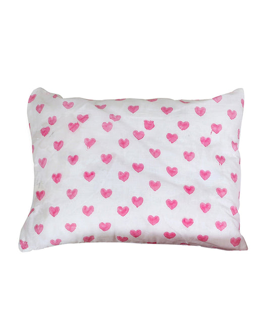 Torii Mustard Pillow-100% Cotton Muslin-Supports Head Shaping-White-With Love-0 to 12M