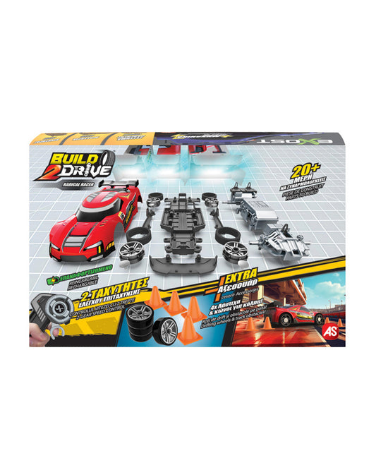 Silverlit Exost Build 2 Drive Remote Control Car-Vehicle Toy-With 20+ Parts-Rechargeable Battery-6Y+
