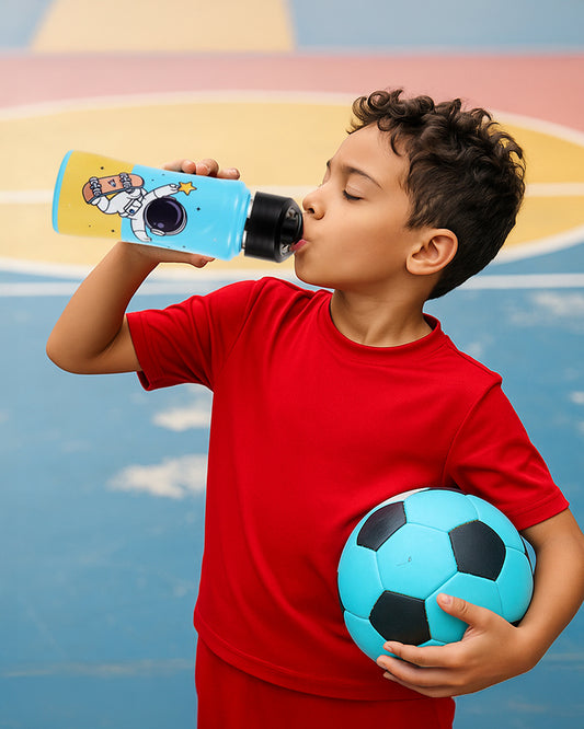 Nuluv Sport Space Spout Sipper-With Flip Cap-BPA & PVC Free-500 ml