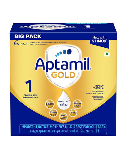 Aptamil Gold Infant Formula Milk Powder-Stage 1-For 0 to 6M