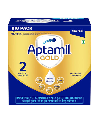 Aptamil Gold Follow Up Infant Formula Milk Powder-Stage 2-For 6 to 12M